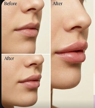 Lip Fillers Before & After