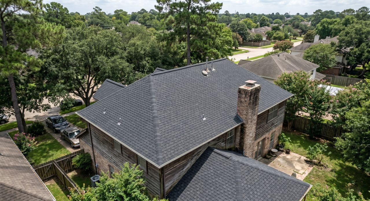 After: new architectural shingle roof